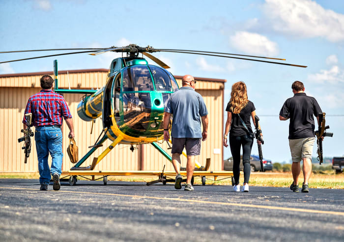 The Last Shadow crew, including Potts (second from left), Lewis and Blume (far right).